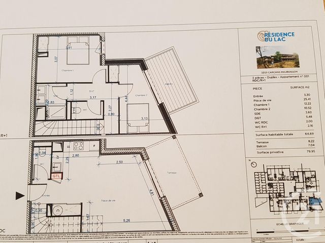 Appartement Duplex à vendre - 3 pièces - 64.69 m2 - CARCANS - 33 - AQUITAINE - Century 21 Agence Biran Appartement Duplex à vendre - 3 pièces - 64.69 m2 - CARCANS - 33 - AQUITAINE - Century 21 Agence Biran